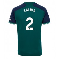 Arsenal William Saliba #2 Tredje Tröja 2023-24 Korta ärmar